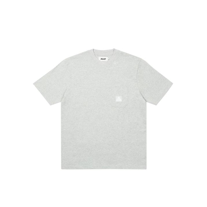 PATCH POCKET T-SHIRT GREY MARL one color