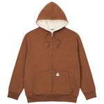 Thumbnail PATCH THERMAL ZIP HOOD BROWN one color