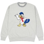 Thumbnail CHILLY DUCK OUT DROP SHOULDER CREW GREY MARL one color