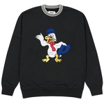 Thumbnail CHILLY DUCK OUT DROP SHOULDER CREW BLACK one color