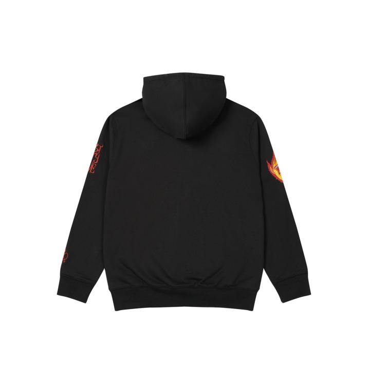 Thumbnail PALACE SUBURBAN BLISS ELF HEAD PATCH ZIP HOOD BLACK one color