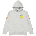 Thumbnail PALACE SUBURBAN BLISS ELF HEAD PATCH ZIP HOOD GREY MARL one color