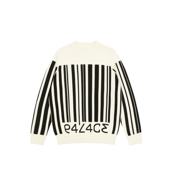 Thumbnail BARCODE KNIT WHITE one color