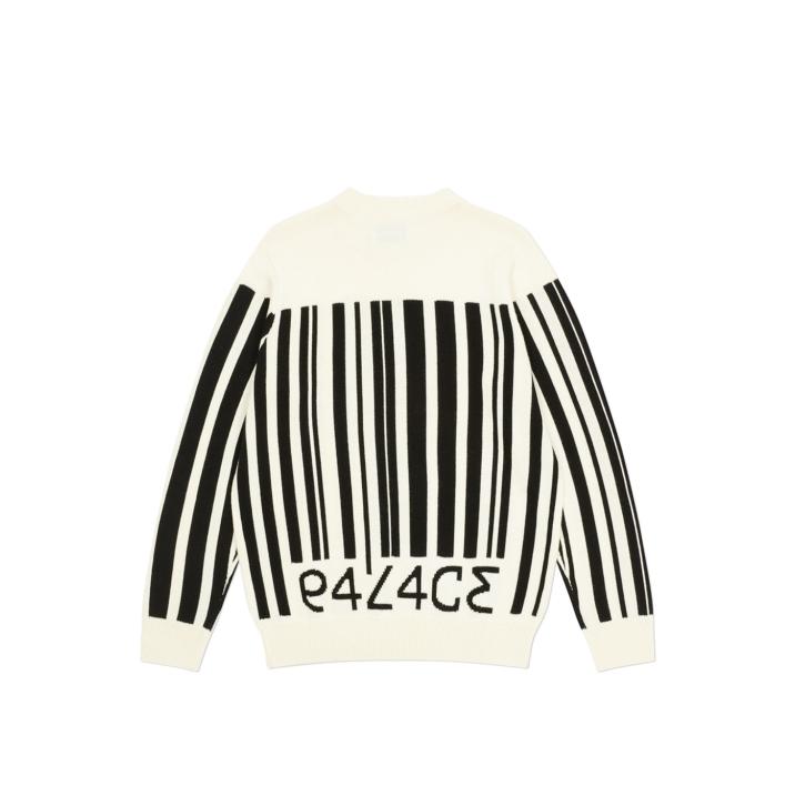 Thumbnail BARCODE KNIT WHITE one color