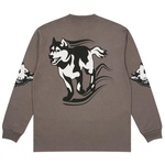 Thumbnail DOGS ARE CHILL LONGSLEEVE CHARCOAL one color
