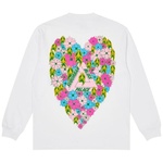 Thumbnail PALACE SUBURBAN BLISS PEACE AND LOVE LONGSLEEVE WHITE one color