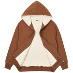 Thumbnail PATCH THERMAL ZIP HOOD BROWN one color