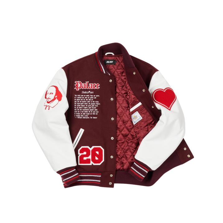 Thumbnail AS YOU LIKE IT VARSITY JACKET BURGUNDY one color