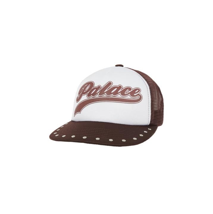 Thumbnail SCRIPT MESH BACK 5-PANEL BROWN one color