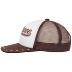 Thumbnail SCRIPT MESH BACK 5-PANEL BROWN one color