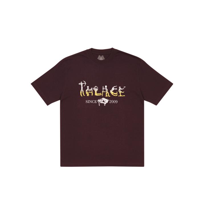 NEIN ELECTRICITY T-SHIRT BURGUNDY one color
