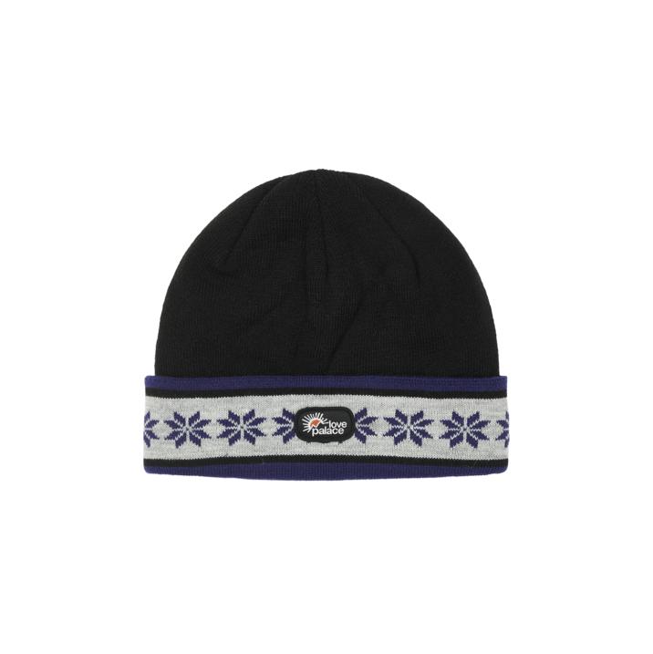 LOVE PALACE SNOWFLAKE BEANIE BLACK one color