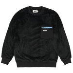 Thumbnail FLEECE POCKET DROP SHOULDER CREW BLACK one color