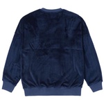 Thumbnail FLEECE POCKET DROP SHOULDER CREW BLUE one color