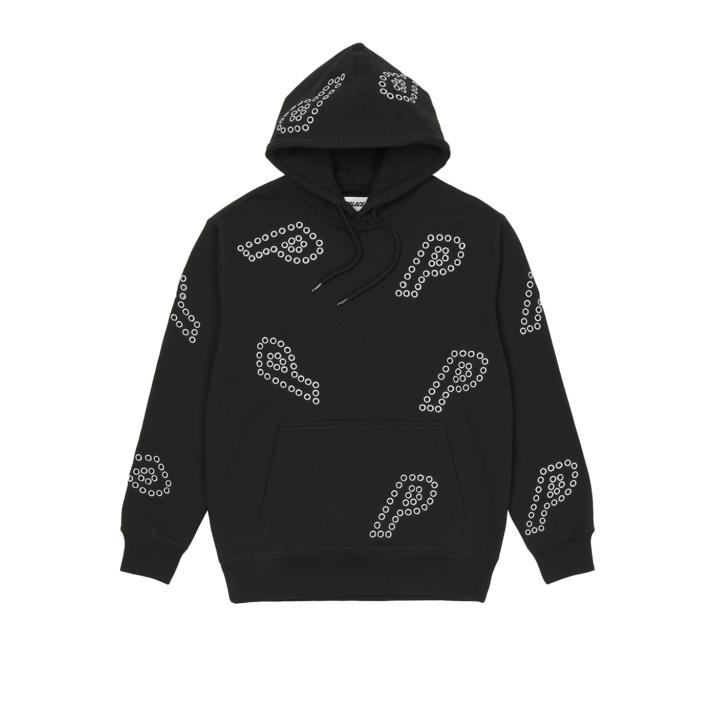 Thumbnail EYELET P HOOD BLACK one color