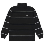 Thumbnail STRIPED TURTLENECK BLACK one color