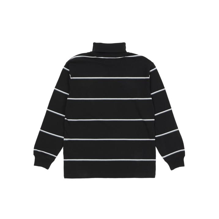 Thumbnail STRIPED TURTLENECK BLACK one color
