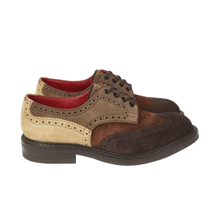 PALACE TRICKER'S COUNTRY BROGUE SUEDE MULTI one color