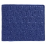 Thumbnail P EMBOSSED BILLFOLD WALLET NAVY / BLUE one color