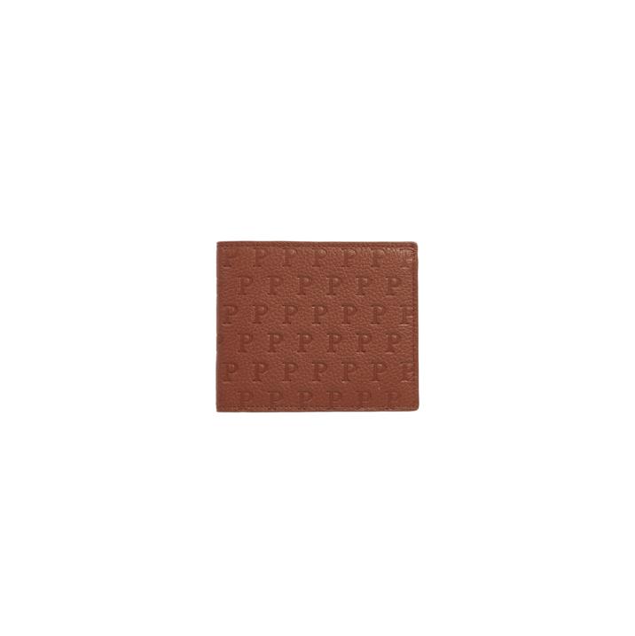 Thumbnail P EMBOSSED BILLFOLD WALLET BROWN one color