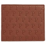 Thumbnail P EMBOSSED BILLFOLD WALLET BROWN one color