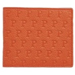 Thumbnail P EMBOSSED BILLFOLD WALLET ORANGE / RED one color
