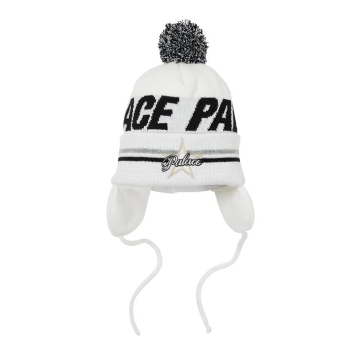 CITY EARFLAP BEANIE WHITE one color