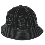Thumbnail LIQUE DENIM BUCKET HAT BLACK one color