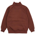 Thumbnail BONDED FLEECE 1/4 ZIP BROWN one color