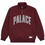 Thumbnail 1/4 ZIP FUNNEL WINE one color