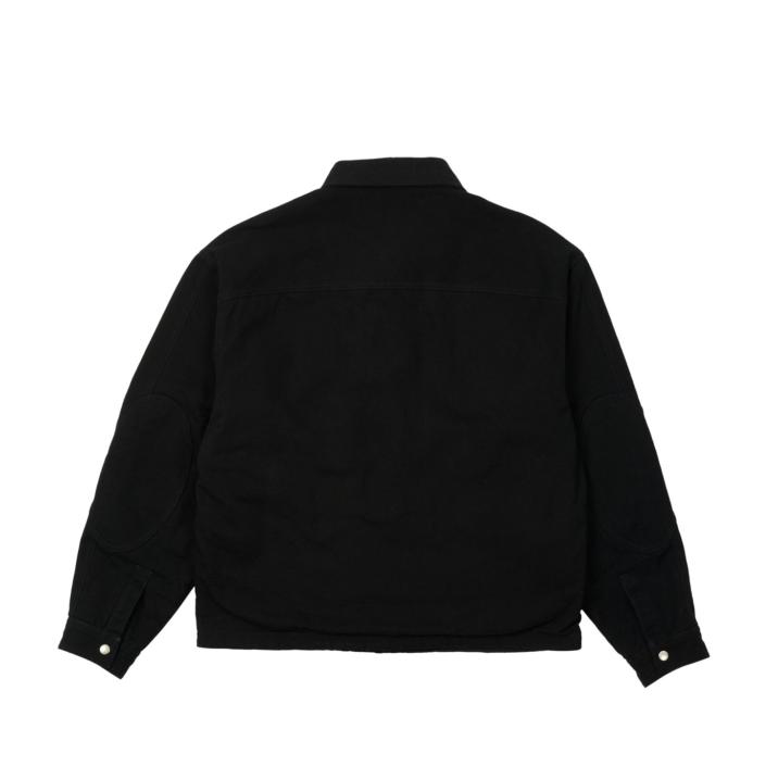 Thumbnail REVERSIBLE CANVAS FLEECE JACKET BLACK / BLACK one color