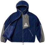 Thumbnail THERMA HOODED FLEECE JACKET BLUE one color