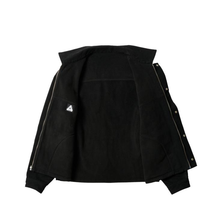Thumbnail REVERSIBLE CANVAS FLEECE JACKET BLACK / BLACK one color