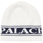 Thumbnail PALACE JEANS NEIN CUFF BEANIE WHITE one color