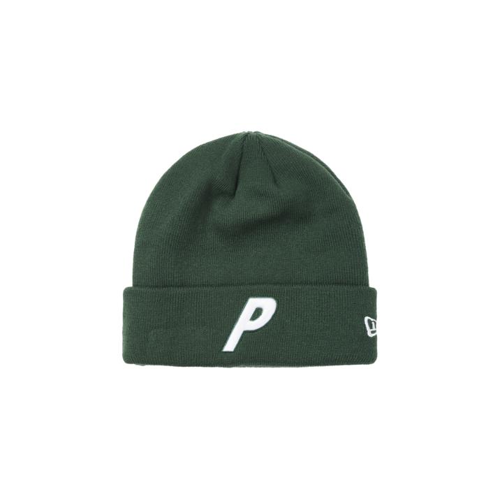 NEW ERA P BEANIE GREEN one color