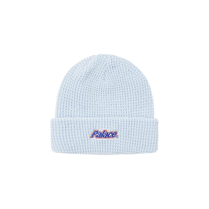 LOWERCASE FONT BEANIE LIGHT BLUE one color