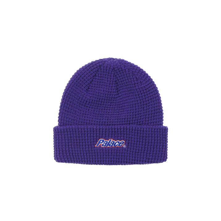 LOWERCASE FONT BEANIE PURPLE one color