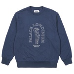 Thumbnail PALACE LONDINIUM QUILTED CREW NAVY one color