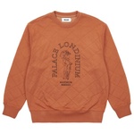 Thumbnail PALACE LONDINIUM QUILTED CREW RUST one color