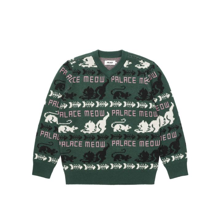 Thumbnail MEOW MEOW KNIT GREEN one color