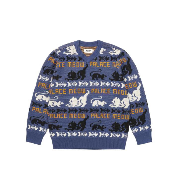 Thumbnail MEOW MEOW KNIT BLUE one color