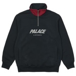 Thumbnail RIB 1/4 ZIP FUNNEL NAVY one color