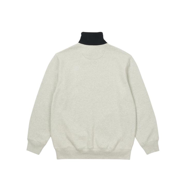 Thumbnail RIB 1/4 ZIP FUNNEL GREY MARL one color