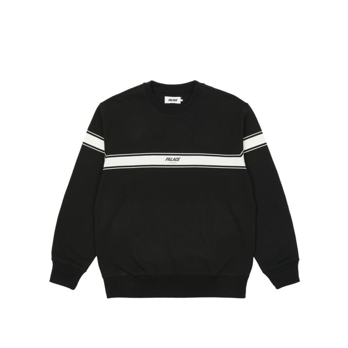 PALACE LONDON TRI BAND CREW BLACK one color