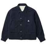 Thumbnail REVERSIBLE CANVAS FLEECE JACKET NAVY / NATURAL one color