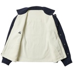 Thumbnail REVERSIBLE CANVAS FLEECE JACKET NAVY / NATURAL one color