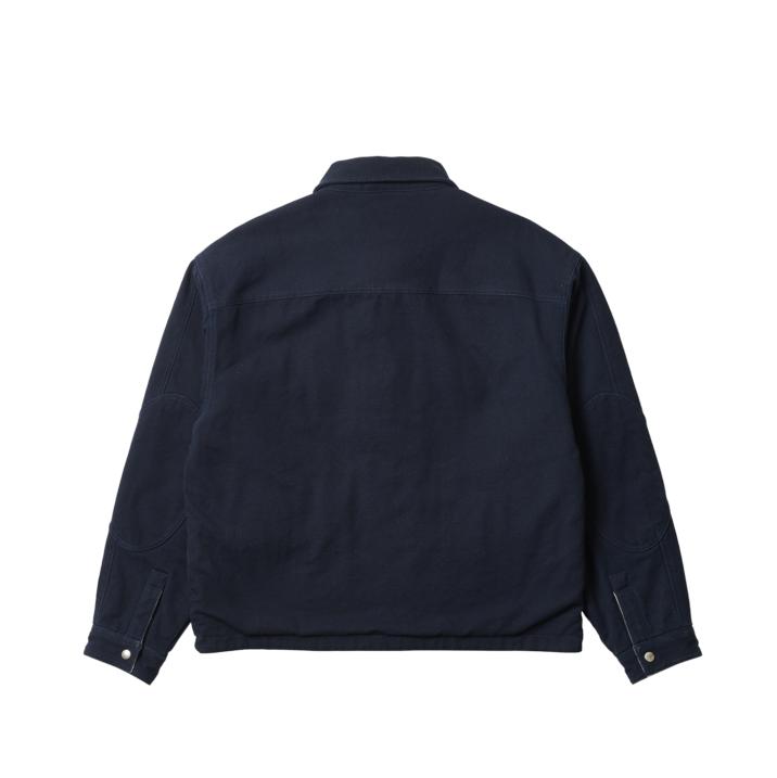 Thumbnail REVERSIBLE CANVAS FLEECE JACKET NAVY / NATURAL one color