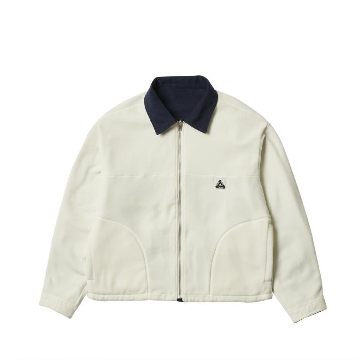 Thumbnail REVERSIBLE CANVAS FLEECE JACKET NAVY / NATURAL one color