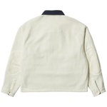 Thumbnail REVERSIBLE CANVAS FLEECE JACKET NAVY / NATURAL one color