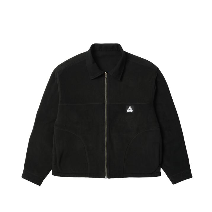 Thumbnail REVERSIBLE CANVAS FLEECE JACKET BLACK / BLACK one color
